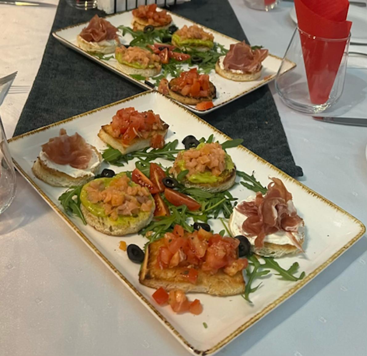 Platou bruschette